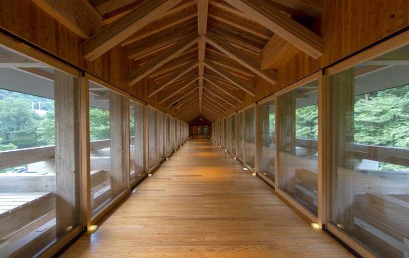Yusuhara Wooden Bridge Museum Interior