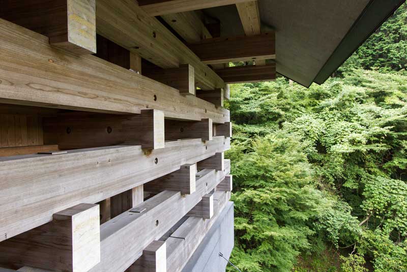 Yusuhara Wooden Bridge Museum Wood Joint