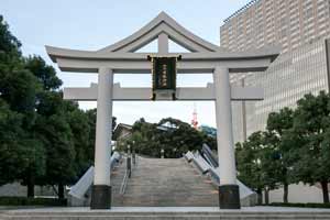 image of sanno torii