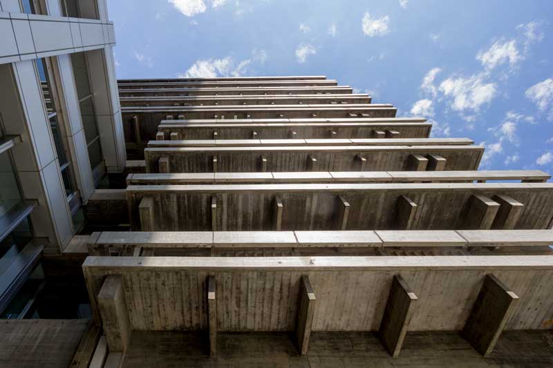 Kagawa prefectural government office East Wing Balcony Detail