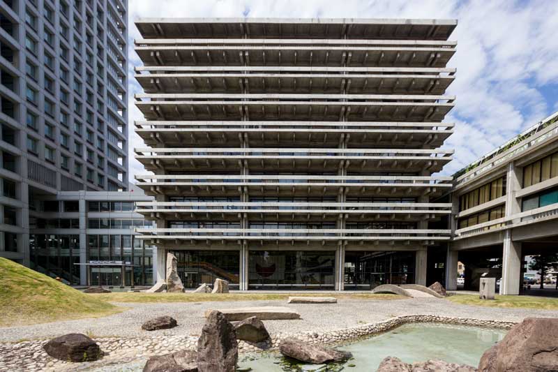 Kagawa prefectural government office East Wing Facade