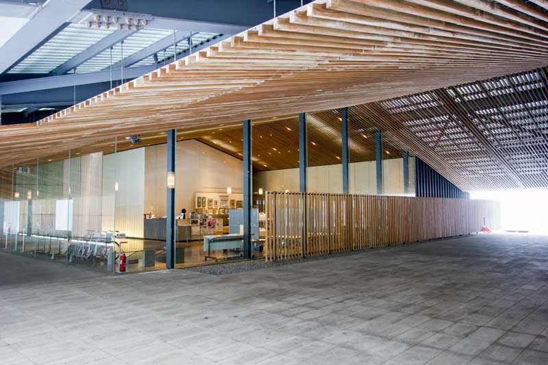 Nakagawa-machi Bato Hiroshige Museum of Art Ceiling