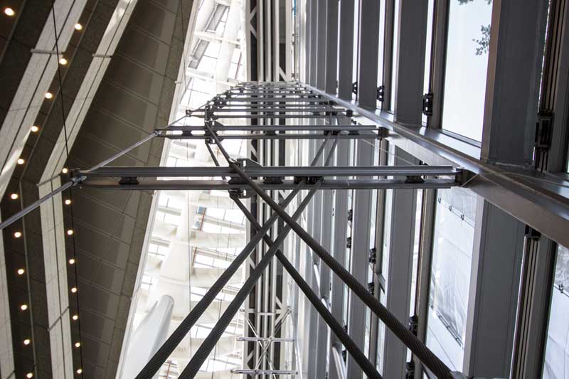 Tokyo International Forum Curtain Wall Support Structure