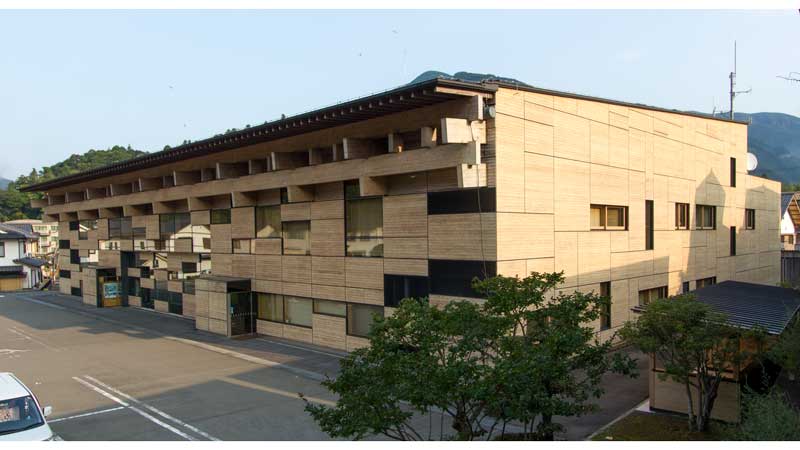 Yusuhara Town Hall Exterior