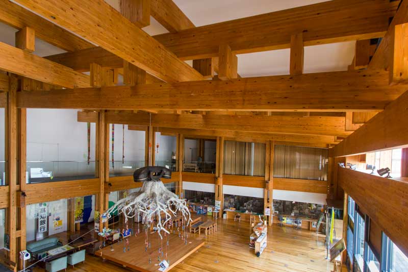Yusuhara Town Hall Lobby